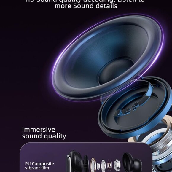 Acuvar Wireless Earbuds Bluetooth Headphones with LED Display - Picture 8 of 10